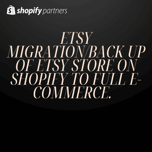 Etsy Migration Shopify Store Passive Income Lab