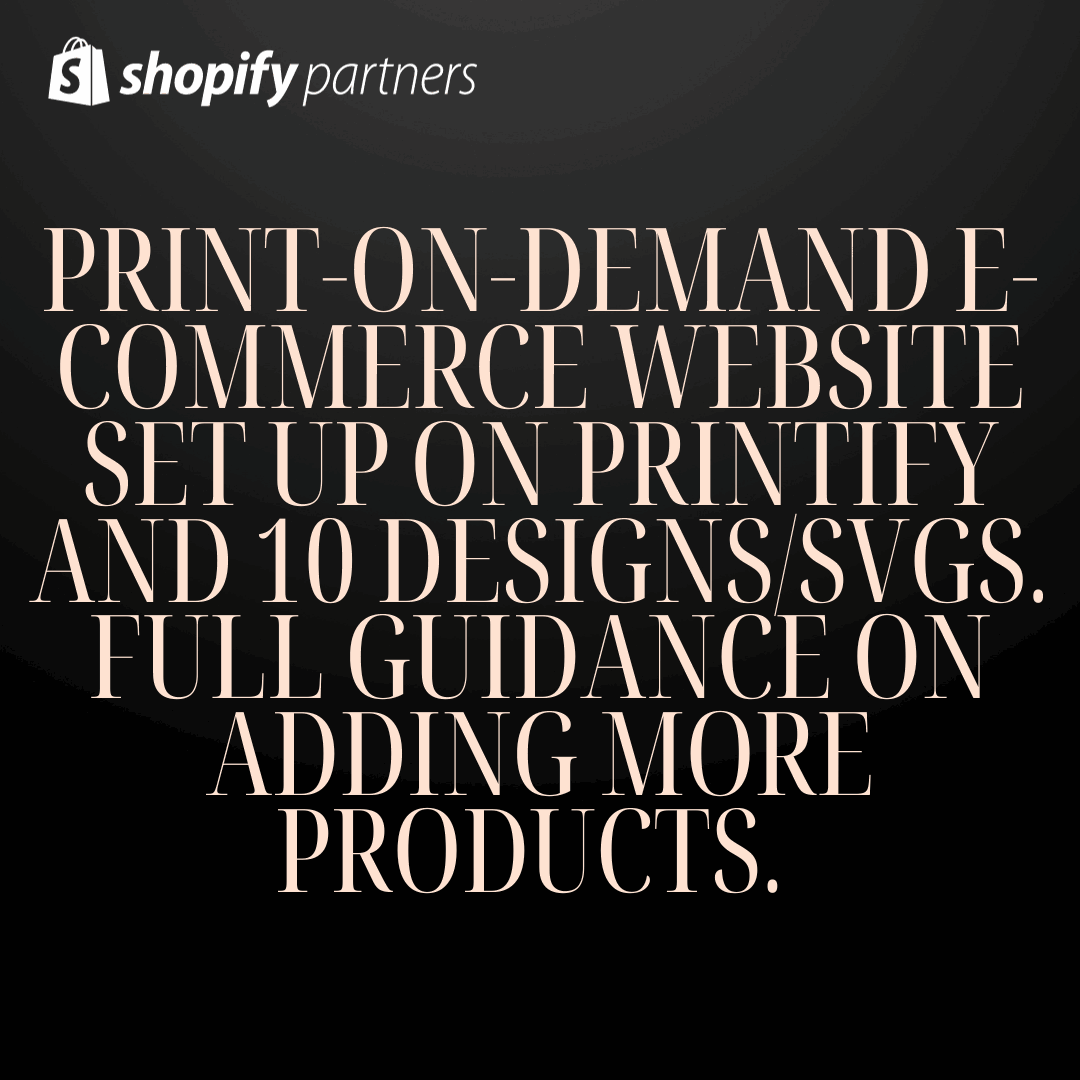 Print on Demand Shopify Website Passive Income Lab