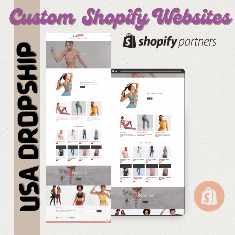 Custom Dropship E-Commerce Shopify Website