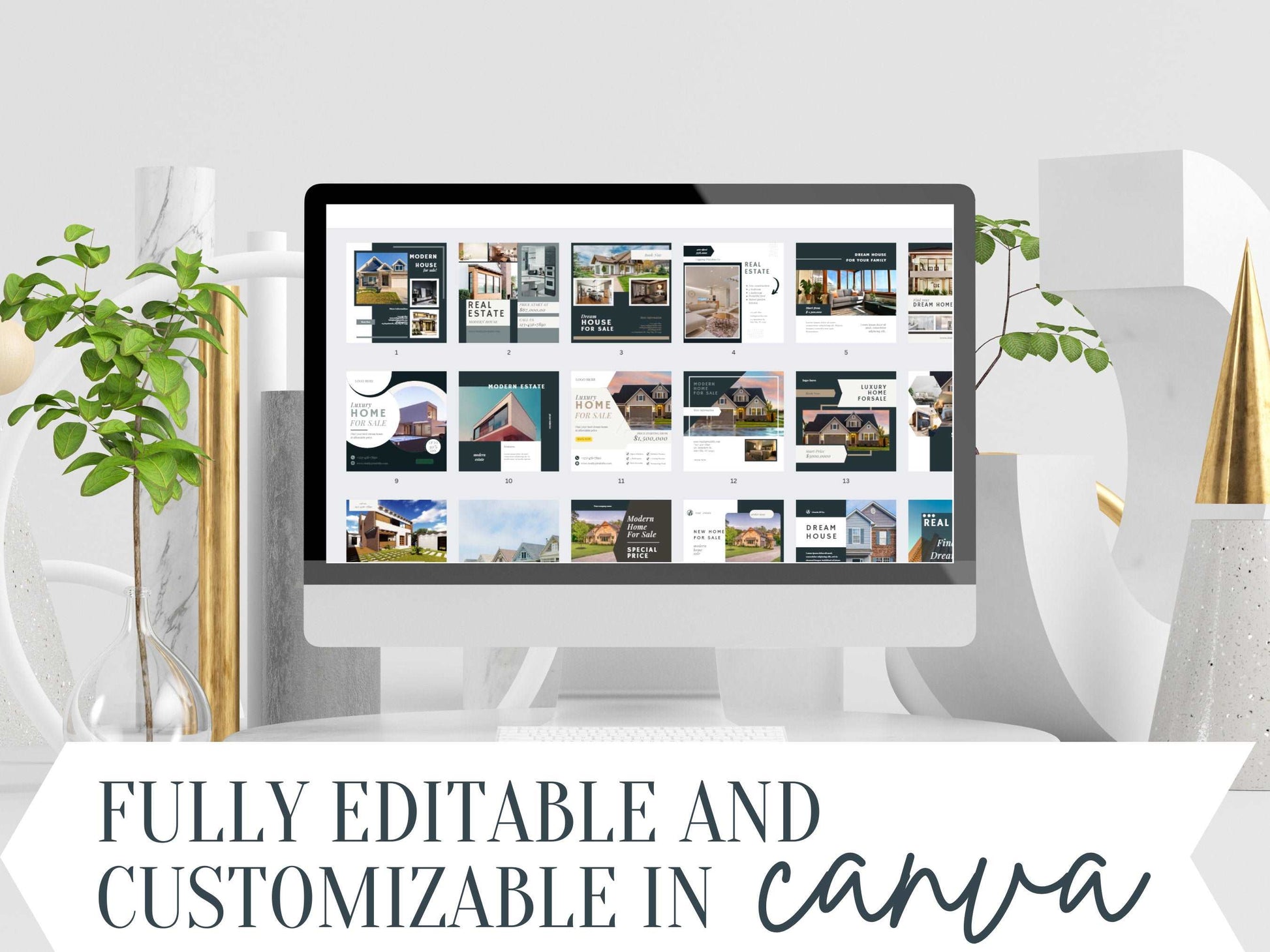 PLR Templates, PLR Real Estate Agent, Resell Rights, Realtor Marketing Branding, Canva Real Estate, IG Templates, Commercial Passive Income Lab