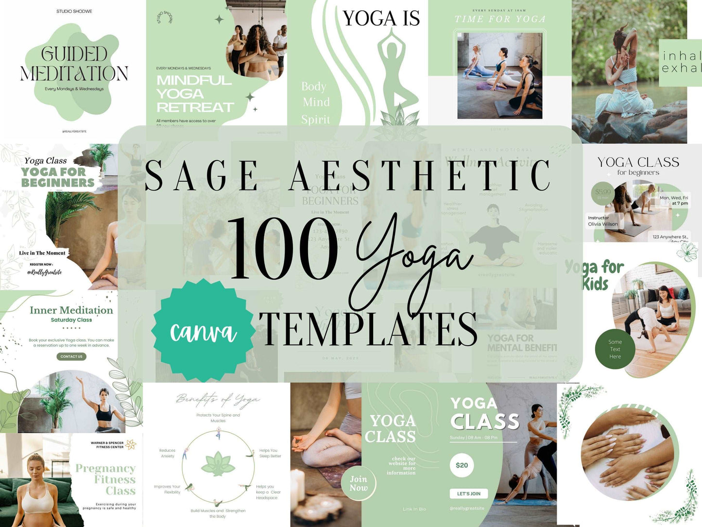 PLR Yoga Instagram Post Templates, Yoga Teacher, Fitness Instructor, Pilates Instructor, Health Instagram Template, Fitness Influencer Passive Income Lab