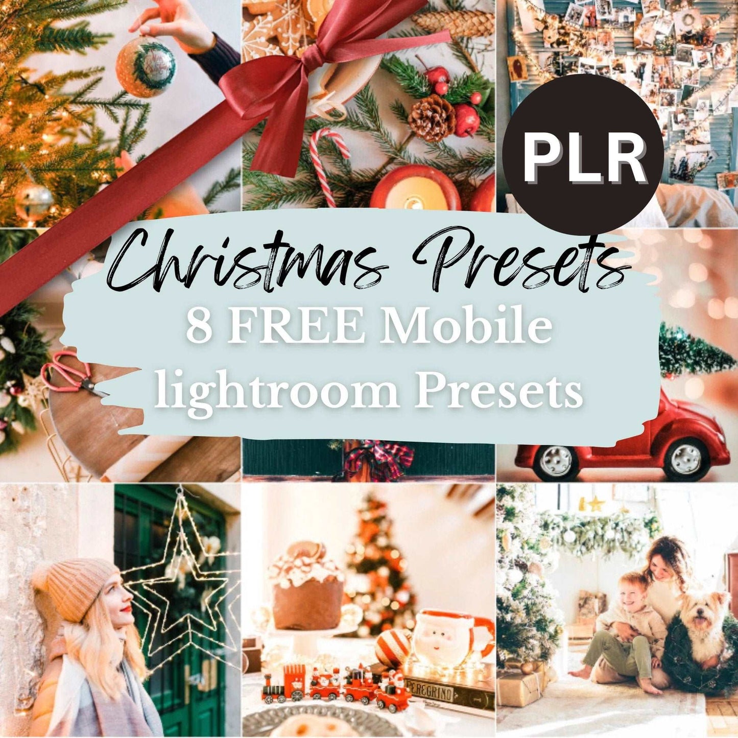 PLR Holiday Planner Digital Bundle with Free Presets Passive Income Lab