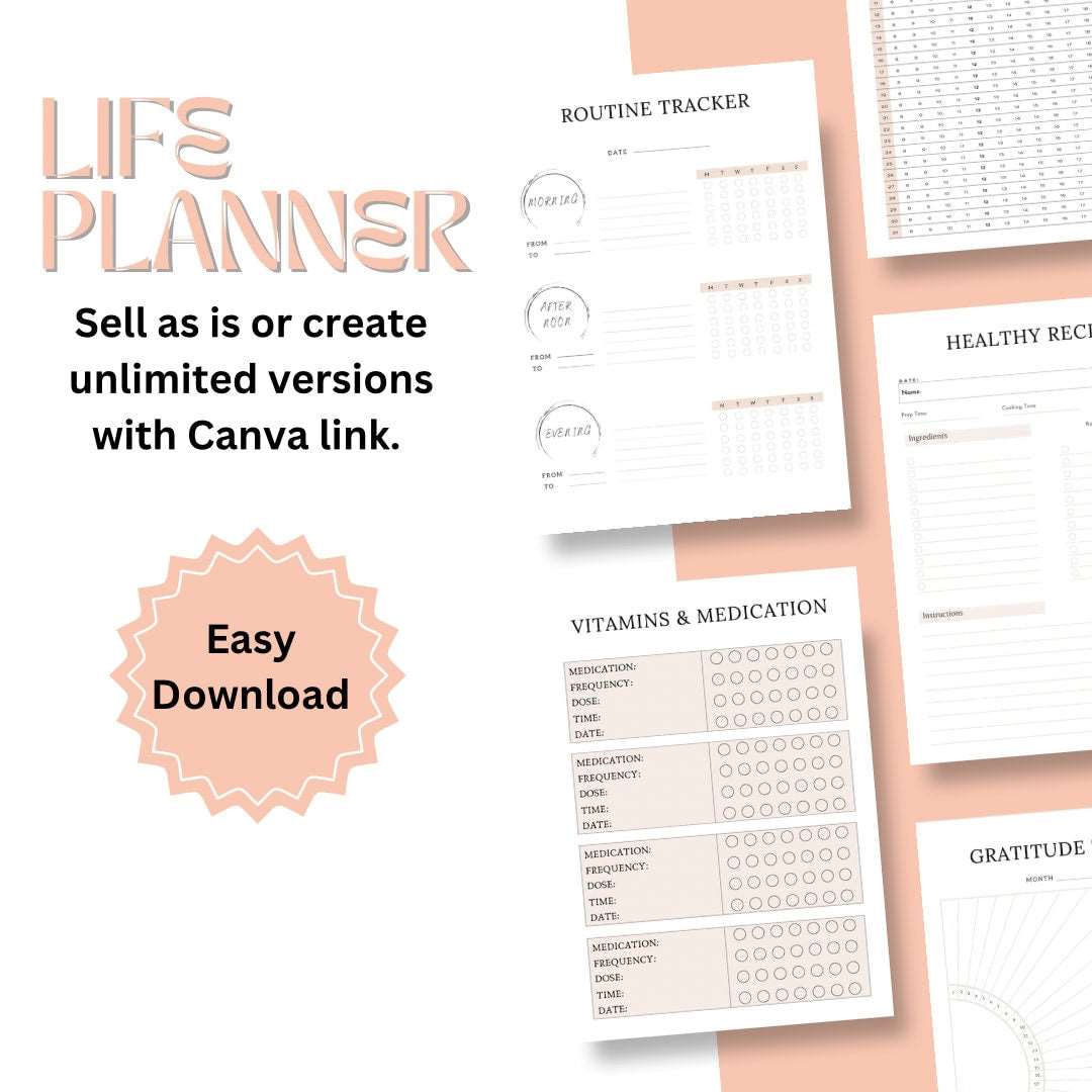 Resell Rights, Master Resell Planner, MRR Life Planner