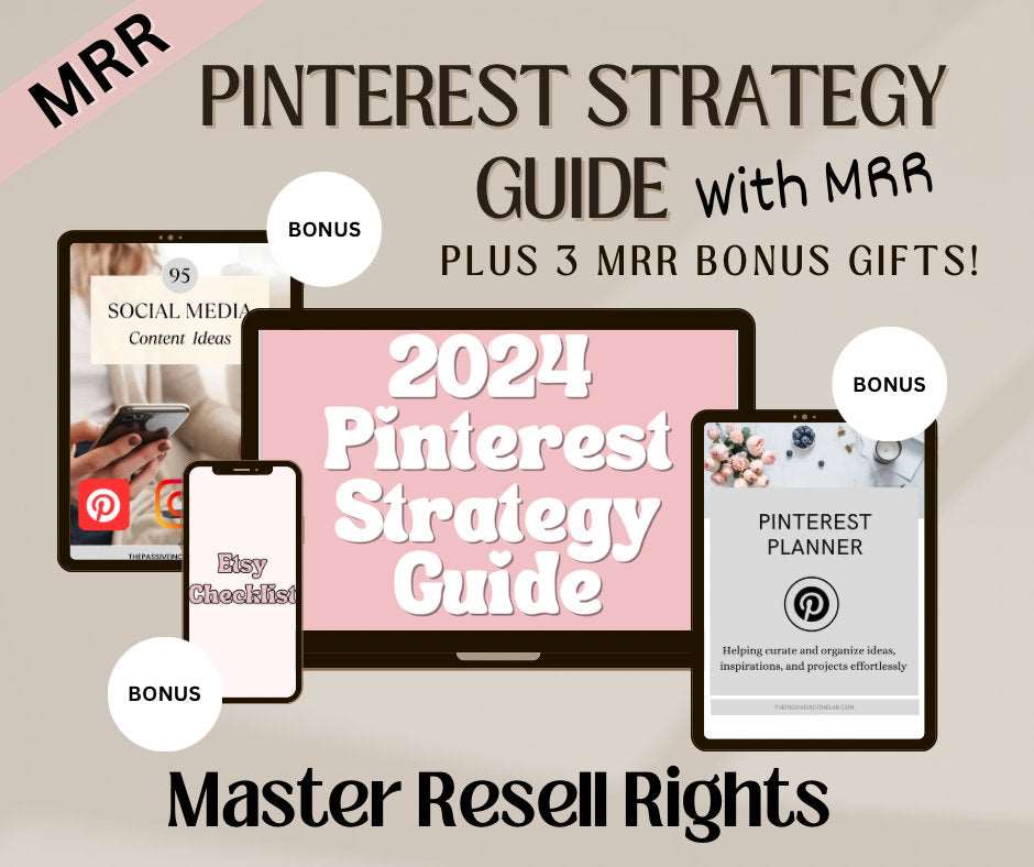 Master Resell Pinterest Strategy E-book