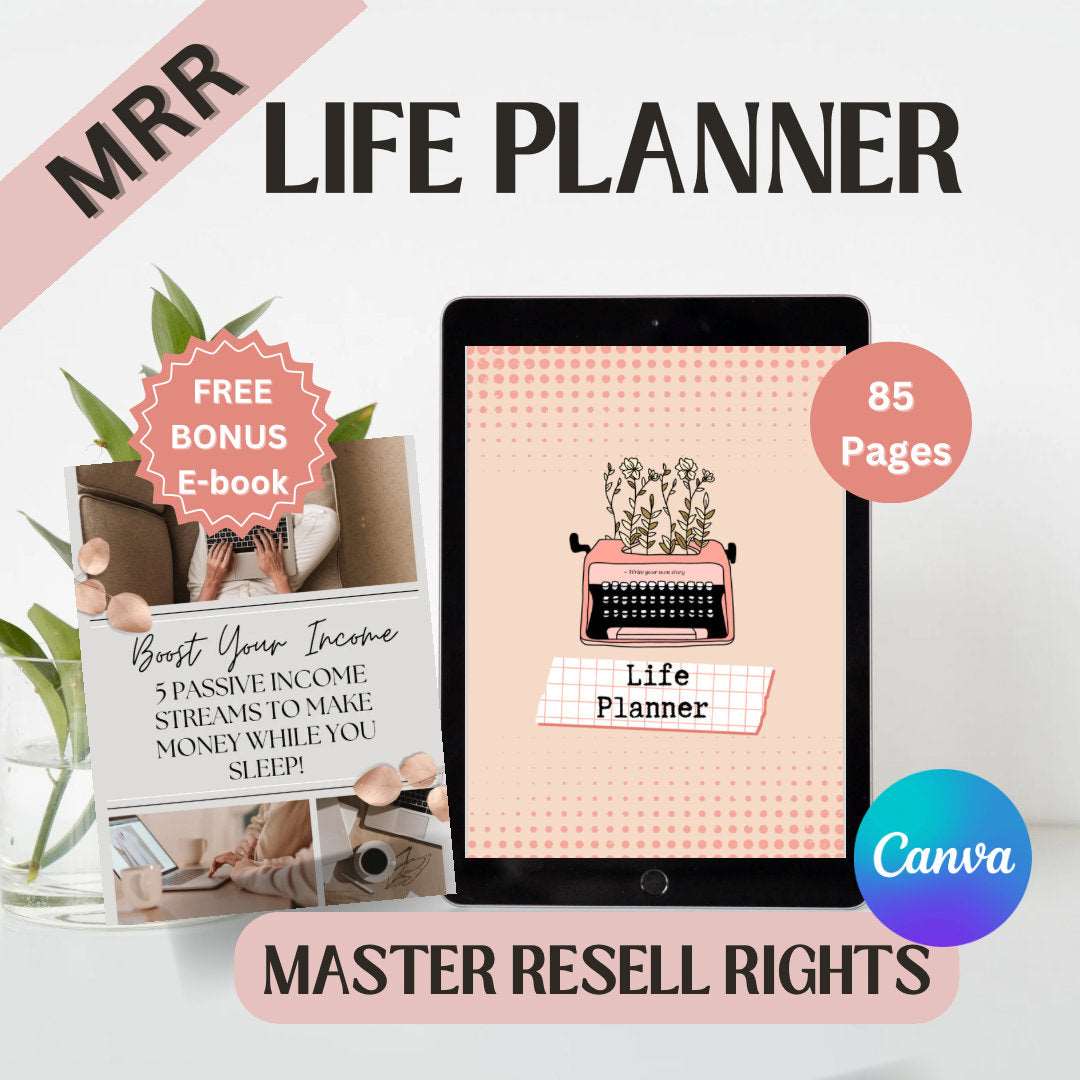 Resell Rights, Master Resell Planner, MRR Life Planner