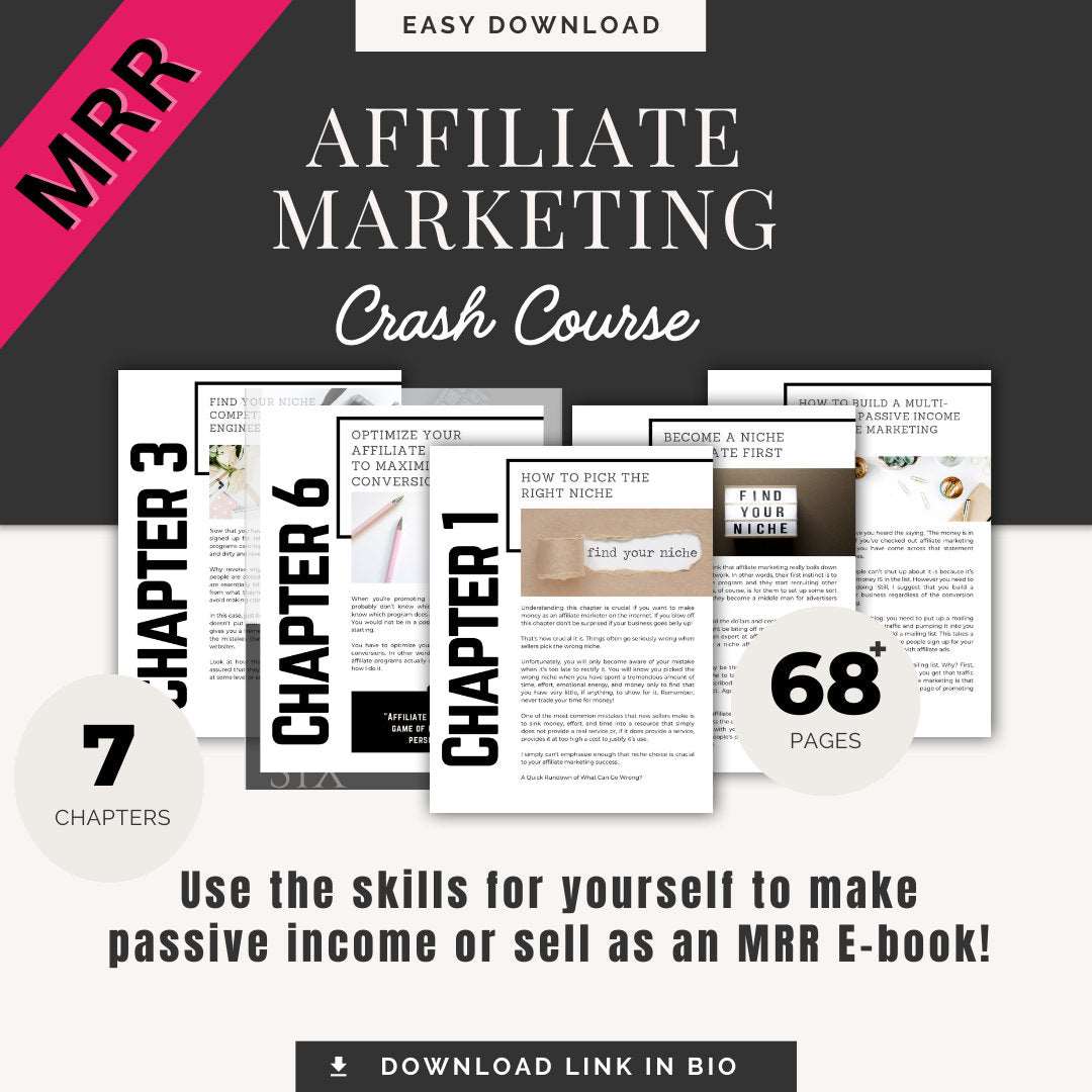 Master Resell Rights Affiliate Marketing Course