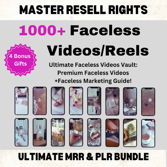 Faceless Reels Super Bundle with 4 Bonuses